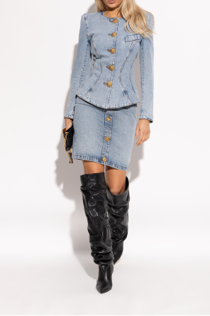 Balmain Stiefel mit Keilabsatz