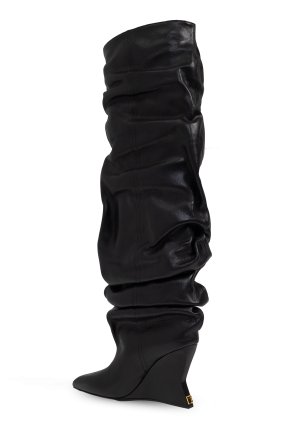 Balmain Stiefel mit Keilabsatz