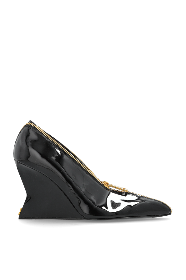 Wedge heel shoes "Zip", zdjęcie 1 Wedge heel shoes "Zip" od Balmain