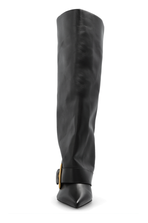 Balmain Leather heeled boots