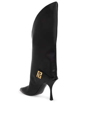 Balmain Kozaki `Twist` na obcasie