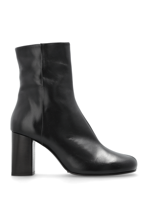 Leather ankle boots with heels od Lemaire
