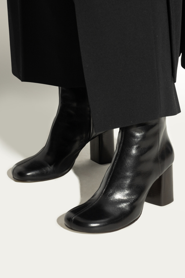 Lemaire Leather ankle boots with heels