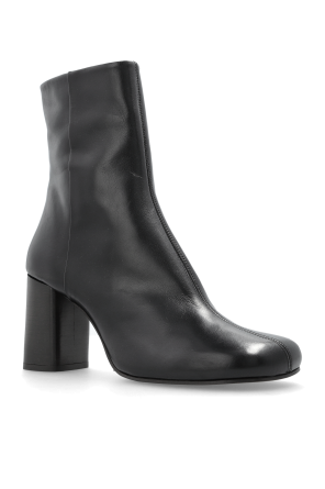 Lemaire Leather ankle boots with heels