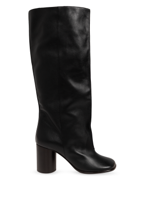Heeled boots `Crease Sleeve`