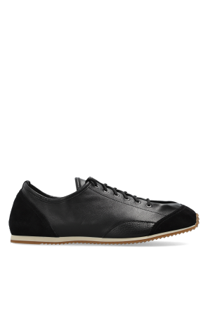 Leather sports shoes