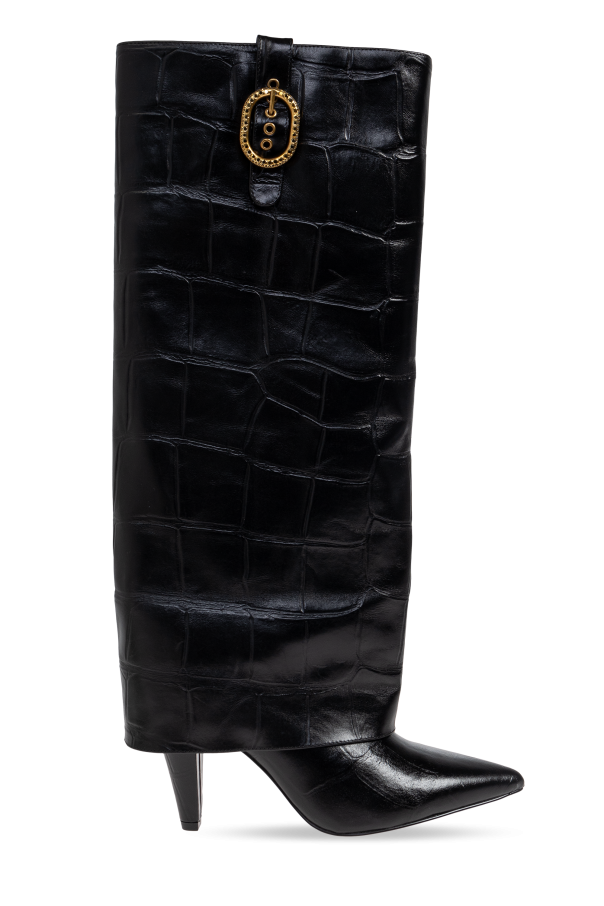 Fold Over heeled boots od Kurt Geiger