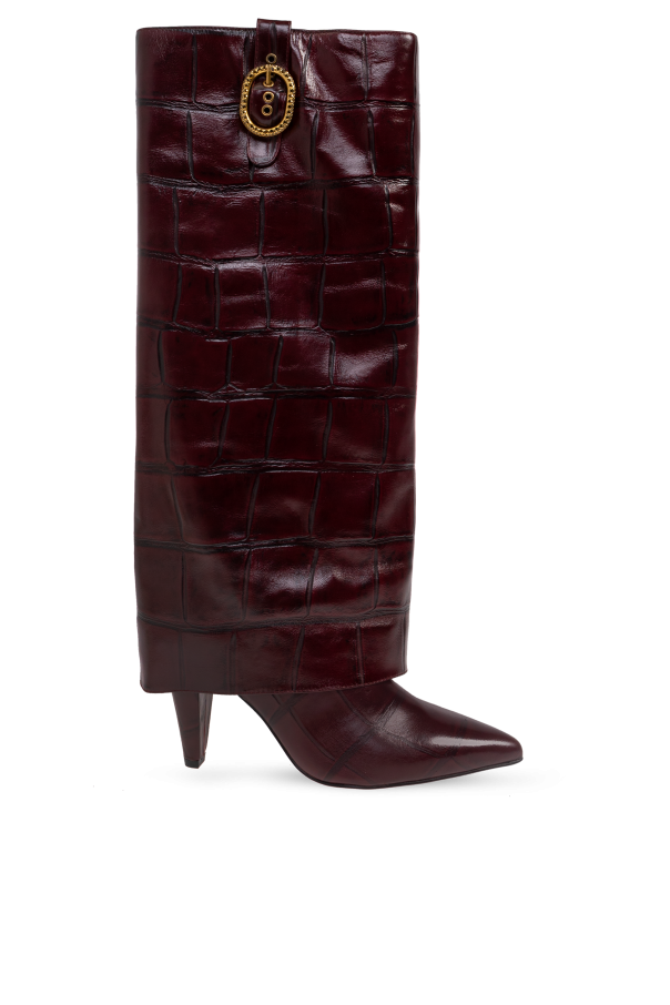 Fold Over heeled boots od Kurt Geiger