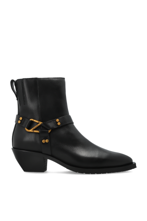 ‘Fox’ heeled ankle boots