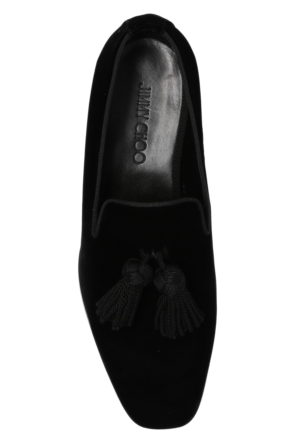 Jimmy Choo ‘Foxley’ velvet moccasins