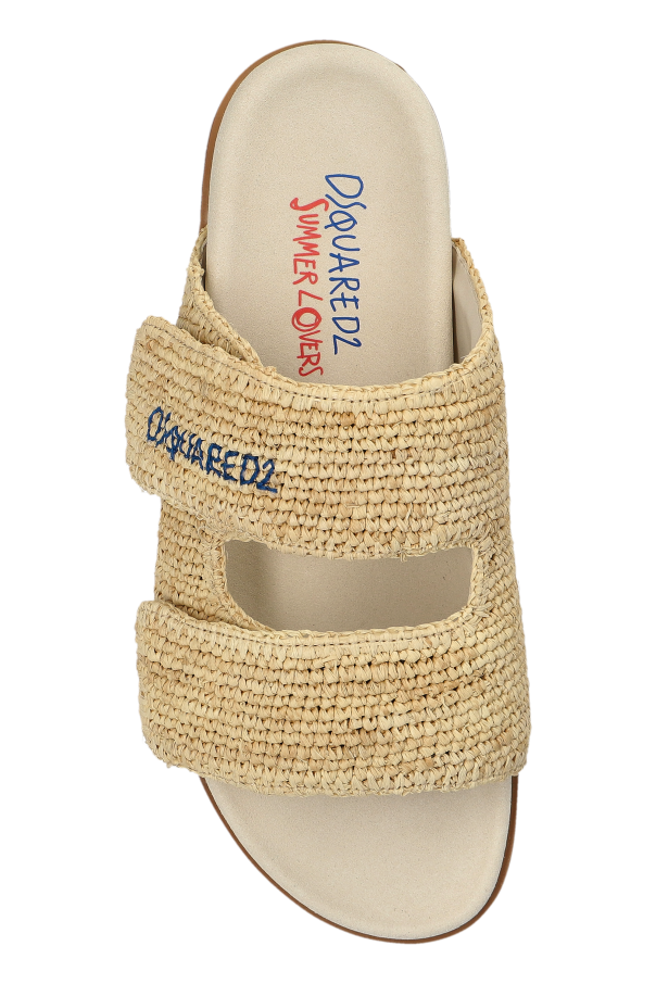 Beige Sliders capsule 'Summer Lovers' Dsquared2 - Vitkac GB