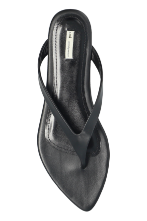 Ami Alexandre Mattiussi Leather slides