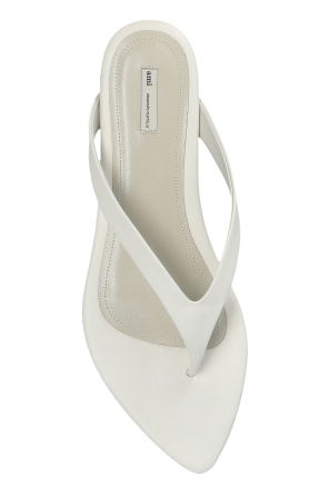 Ami Alexandre Mattiussi Leather slides