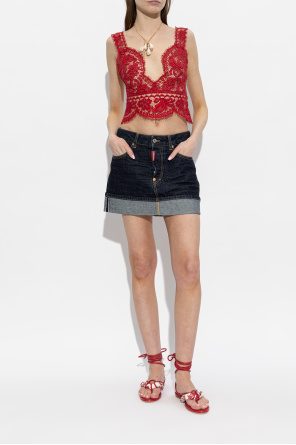 Dsquared2 ‘Rebel Hibiscus’ sandals