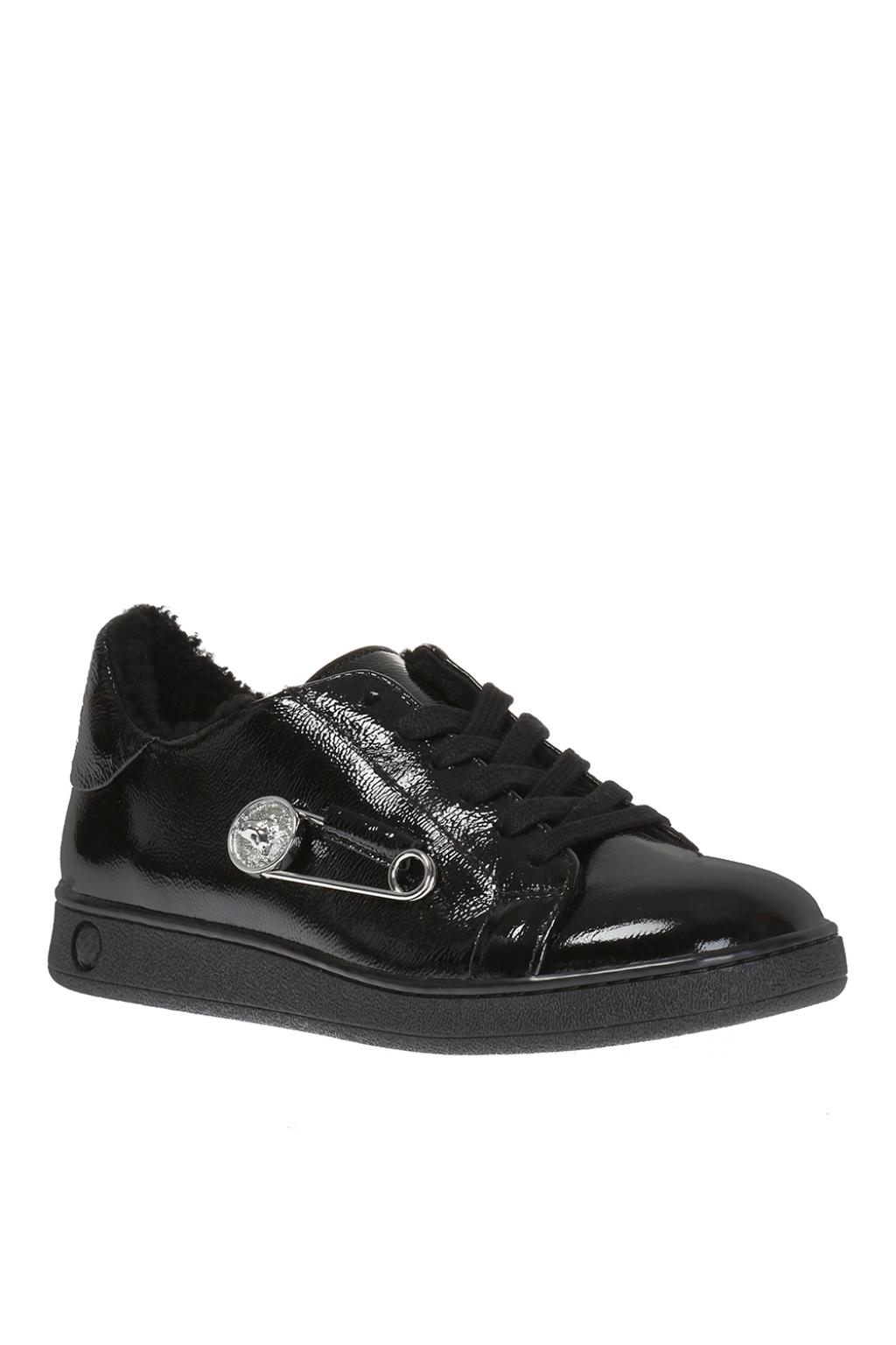 versace safety pin trainers