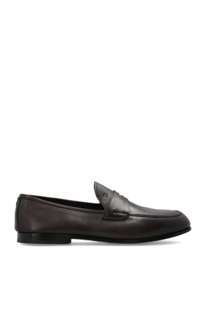 Zapatos tipo mocasines de cuero