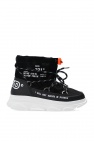 F WD BLACK Logo snow boots