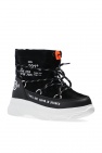 F WD BLACK Logo snow boots