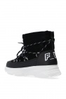 F WD BLACK Logo snow boots