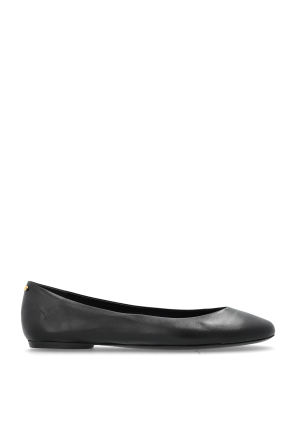 Leather ballet flats