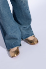 Lanvin GOLD Leather ballet flats