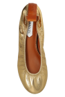 Lanvin GOLD Leather ballet flats