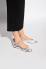 Lanvin SILVER Leather ballet flats