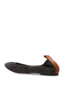 Lanvin BROWN Leather ballet flats