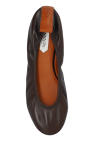 Lanvin BROWN Leather ballet flats