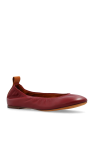 Lanvin RED Leather ballet flats