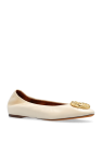 Lanvin cream ‘Melodie’ leather ballet flats