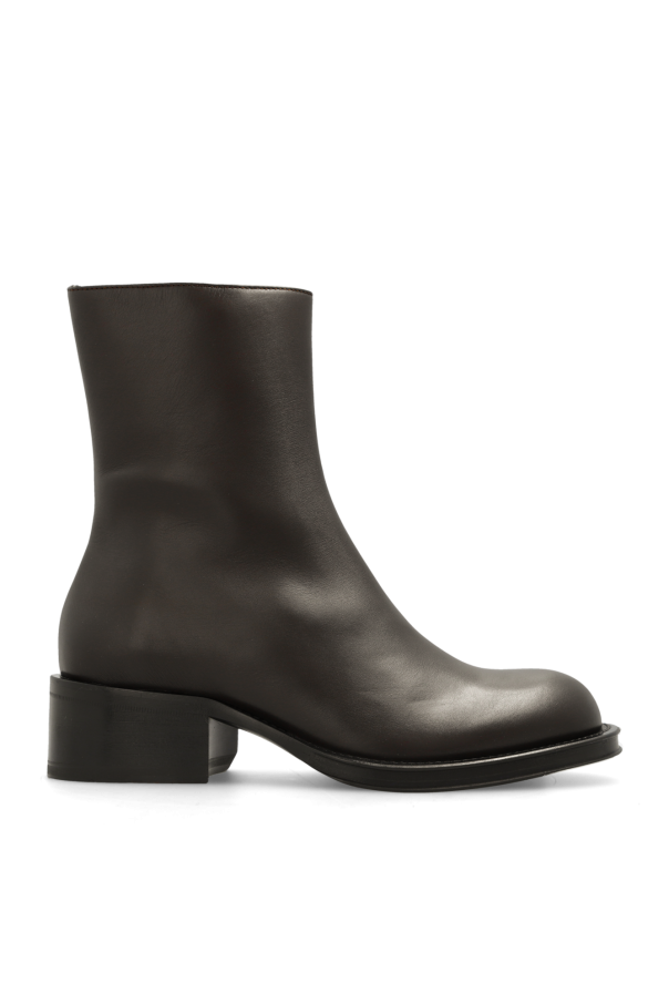 Leather ankle boots od Lanvin