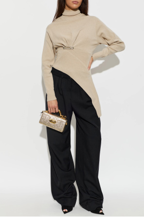 Lanvin Suede heeled mules