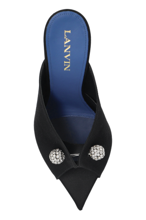 Lanvin Satin heeled mules