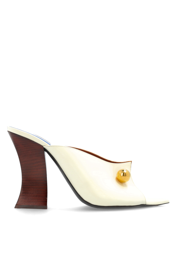 Leather heeled mules od Lanvin