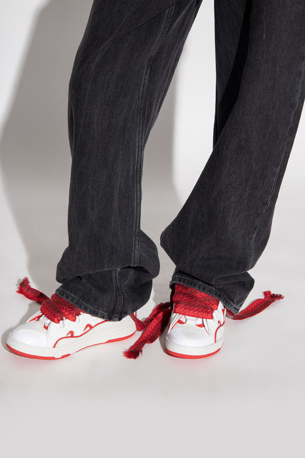 Lanvin Men's Curb Ombre Low Top Sneakers