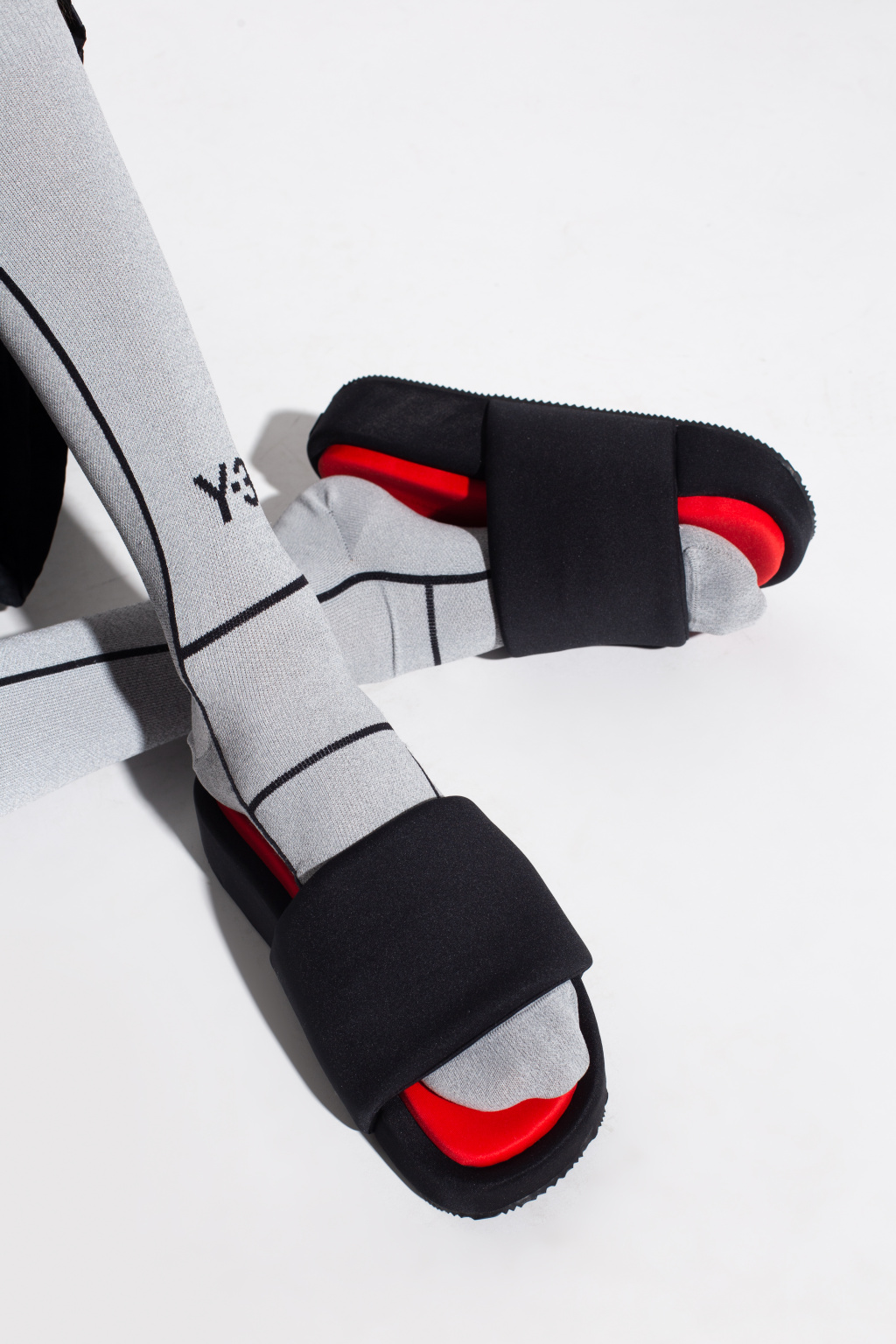 y3 platform sandals