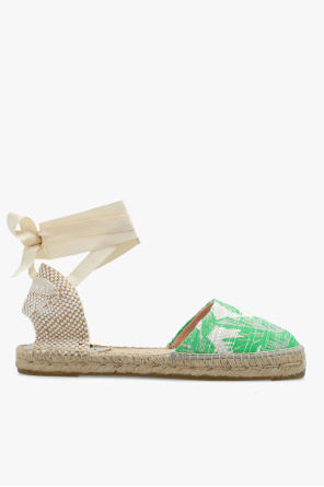 Espadrilles with ankle ties od Manebí