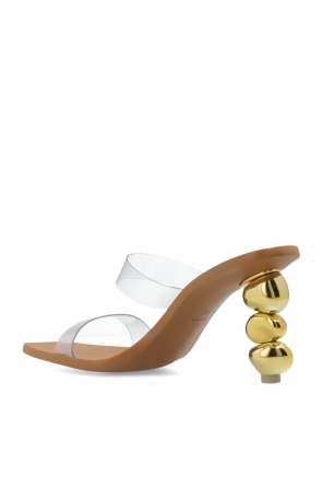 Cult Gaia Slide sandals on decorative heel