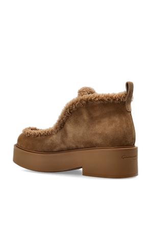 Gianvito Rossi ‘Yari’ suede platform boots