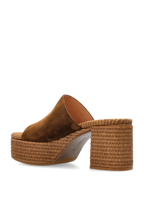 Gianvito Rossi Klapki na platformie