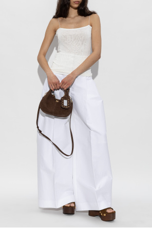 Gianvito Rossi Suede wedge mules