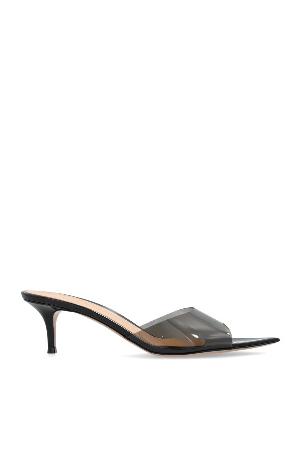 Gianvito Rossi Klapki na obcasie `Elle`