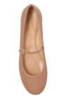 Gianvito Rossi beige Ballet Flats Carla