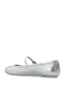 Gianvito Rossi SILVER Ballerinas Carla
