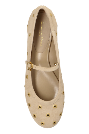 Gianvito Rossi Suede ballet flats