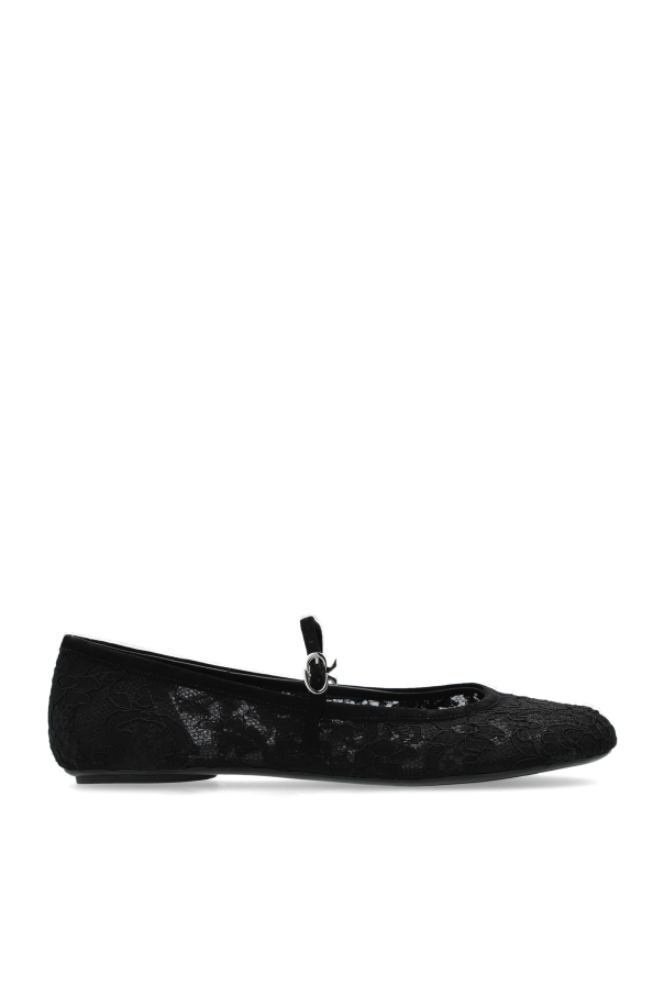 Gianvito Rossi Lace ballet flats Claudia