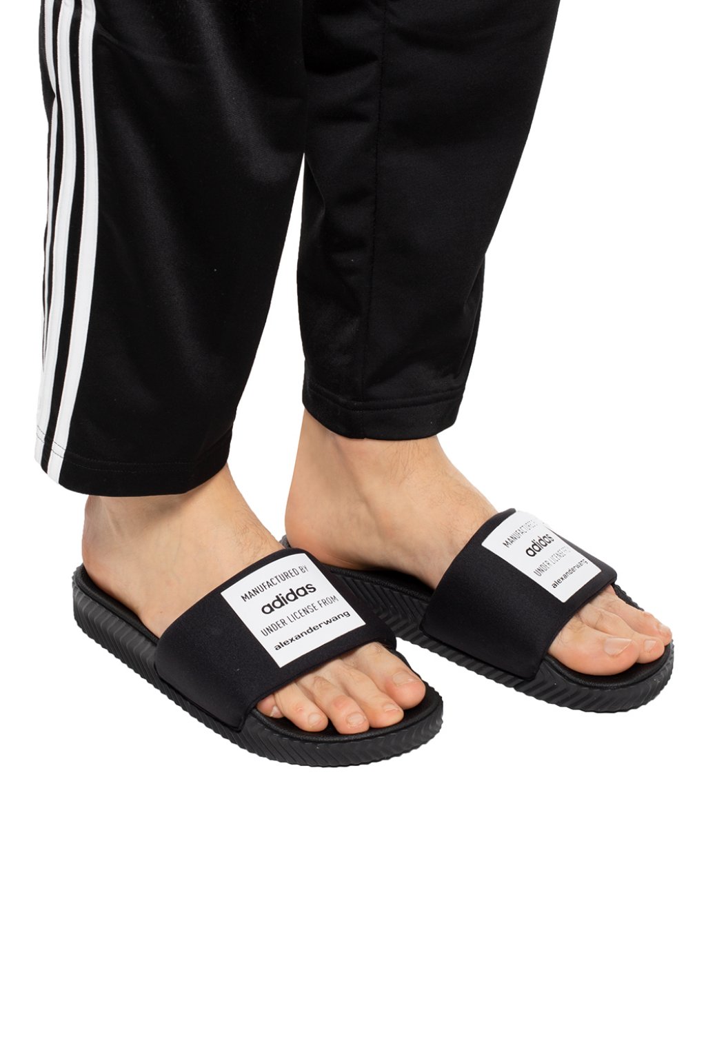 alexander wang adidas slippers