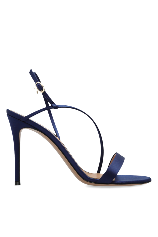 Gianvito Rossi Sandalias de tacón de satén "Manhattan"