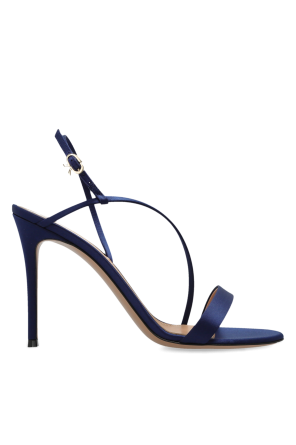 Satin heeled sandals "manhattan" od Gianvito Rossi